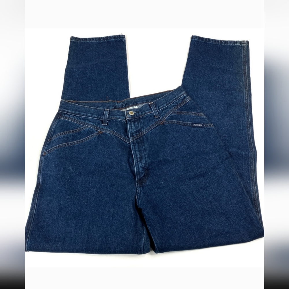 Rocky Mountain | Vintage High Waist Dark Wash Denim Cotton Jeans 34
